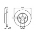 0 986 478 584 BOSCH Тормозной диск