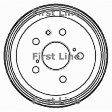 FBR710 FIRST LINE Тормозной барабан