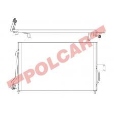 5507K8C1 POLCAR Skraplacze klimatyzacji