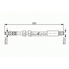 1 987 481 117 BOSCH Тормозной шланг