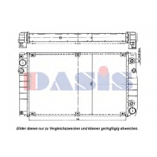 170160N AKS DASIS Радиатор, охлаждение двигателя