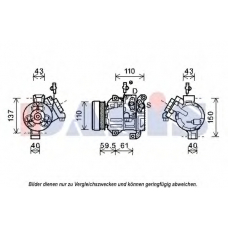 852616N AKS DASIS Компрессор, кондиционер