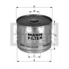 P 917/1 x MANN-FILTER Топливный фильтр