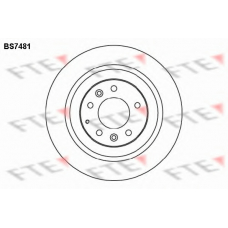 BS7481 FTE Тормозной диск