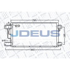 741M02 JDEUS Конденсатор, кондиционер