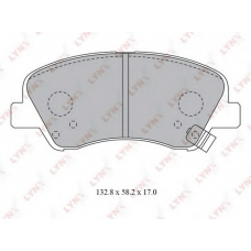 BD-3619 LYNX Bd-3619 колодки тормозные передние hyundai solaris 1.4-1.6 10>, kia rio 1.4-1.6 11>