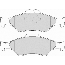 FD6891N NECTO Комплект тормозных колодок, дисковый тормоз
