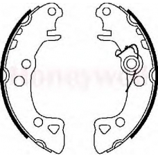 361426B BENDIX Комплект тормозных колодок