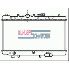 0203601 KUHLER SCHNEIDER Радиатор, охлаждение двигател