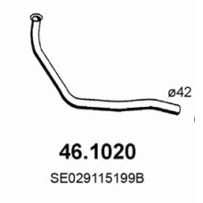 46.1020 ASSO Труба выхлопного газа