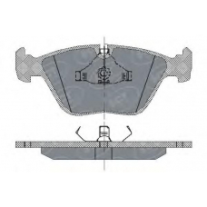 SP 138 SCT Комплект тормозных колодок, дисковый тормоз
