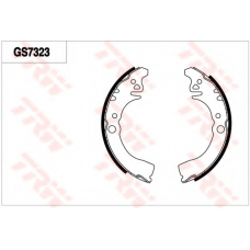 GS7323 TRW Комплект тормозных колодок