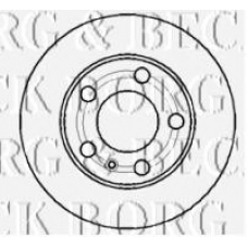 BBD4369 BORG & BECK Тормозной диск