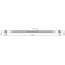 VBJ107 MOTAQUIP Тормозной шланг