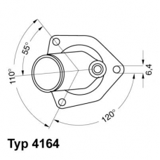 4164.92D WAHLER Термостат, охлаждающая жидкость