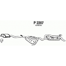 P2207 FENNO Глушитель выхлопных газов конечный