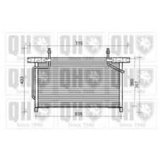 QCN527 QUINTON HAZELL Конденсатор, кондиционер