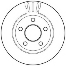 562802JC JURID Тормозной диск