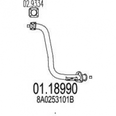 01.18990 MTS Труба выхлопного газа