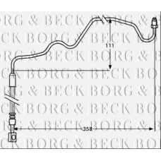 BBH7533 BORG & BECK Тормозной шланг