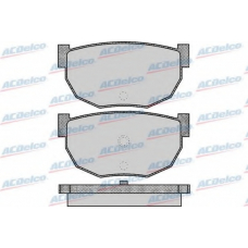 AC058503D AC Delco Комплект тормозных колодок, дисковый тормоз