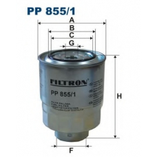 PP855/1 FILTRON Топливный фильтр