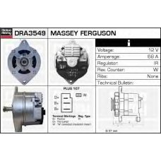 DRA3549 DELCO REMY Генератор