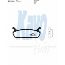 BP-4536 KAVO PARTS Комплект тормозных колодок, дисковый тормоз