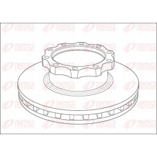 NCA1039.20 REMSA Тормозной диск