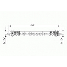 1 987 476 908 BOSCH Тормозной шланг