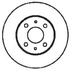 561340BC BENDIX Тормозной диск