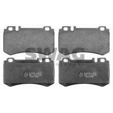 10 91 6475 SWAG Комплект тормозных колодок, дисковый тормоз