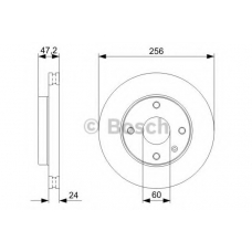 0 986 479 C01 BOSCH Тормозной диск