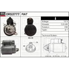 DRS3777 DELCO REMY Стартер