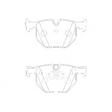 WBP21282B WAGNER LOCKHEED Комплект тормозных колодок, дисковый тормоз