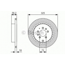 0 986 479 C30 BOSCH Тормозной диск