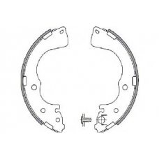 33941 SPIDAN Комплект тормозных колодок