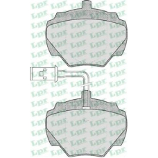 05P431 LPR Комплект тормозных колодок, дисковый тормоз