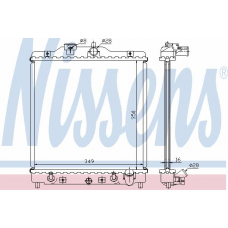68600A NISSENS Радиатор, охлаждение двигателя