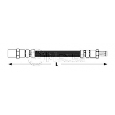 100 611 0009 MEYLE Тормозной шланг