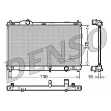 DRM51001 DENSO Радиатор, охлаждение двигателя