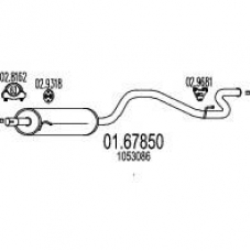 01.67850 MTS Глушитель выхлопных газов конечный