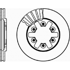 MDC1164 MINTEX Тормозной диск