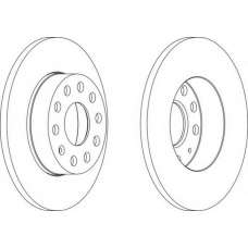 DDF1276-1 FERODO Тормозной диск