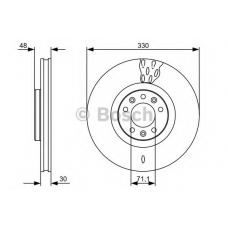 0 986 479 529 BOSCH Тормозной диск