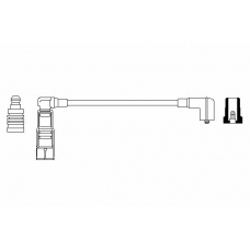 0 356 912 867 BOSCH Провод зажигания