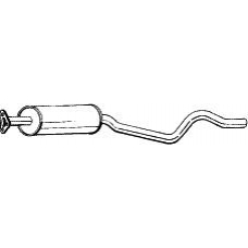 281-129 BOSAL Средний глушитель выхлопных газов