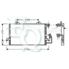 CO0002 EQUAL QUALITY Конденсатор, кондиционер