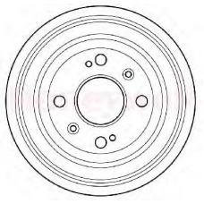 329071B BENDIX Тормозной барабан