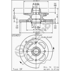 08.3064.10 BREMBO Тормозной диск